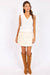 sage the label tortoise embroidered tank ivory beige