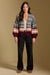 Saltwater Luxe Aden Sweater in Charcoal Multi — Full-body view