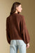 Aden Sweater in Chocolate — Back view