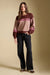 Saltwater Luxe Isabeau Sweater in Garnet — Full-body view