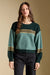 Saltwater Luxe Isabeau Sweater in Hunter Green — Front view