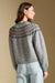 Saltwater Luxe Joss Sweater in Heather Grey — Back view