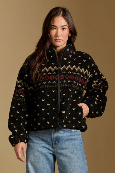Saltwater Luxe Orian Jacket in Black — Front view