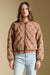 Saltwater Luxe Tamira Jacket in Chestnut — Front view