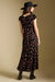 Saltwater Luxe Tayler Midi Dress in Black — Back view