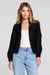 saltwater luxe aden sweater black front