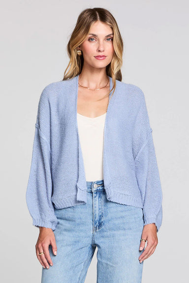 saltwater luxe aden sweater capri blue front
