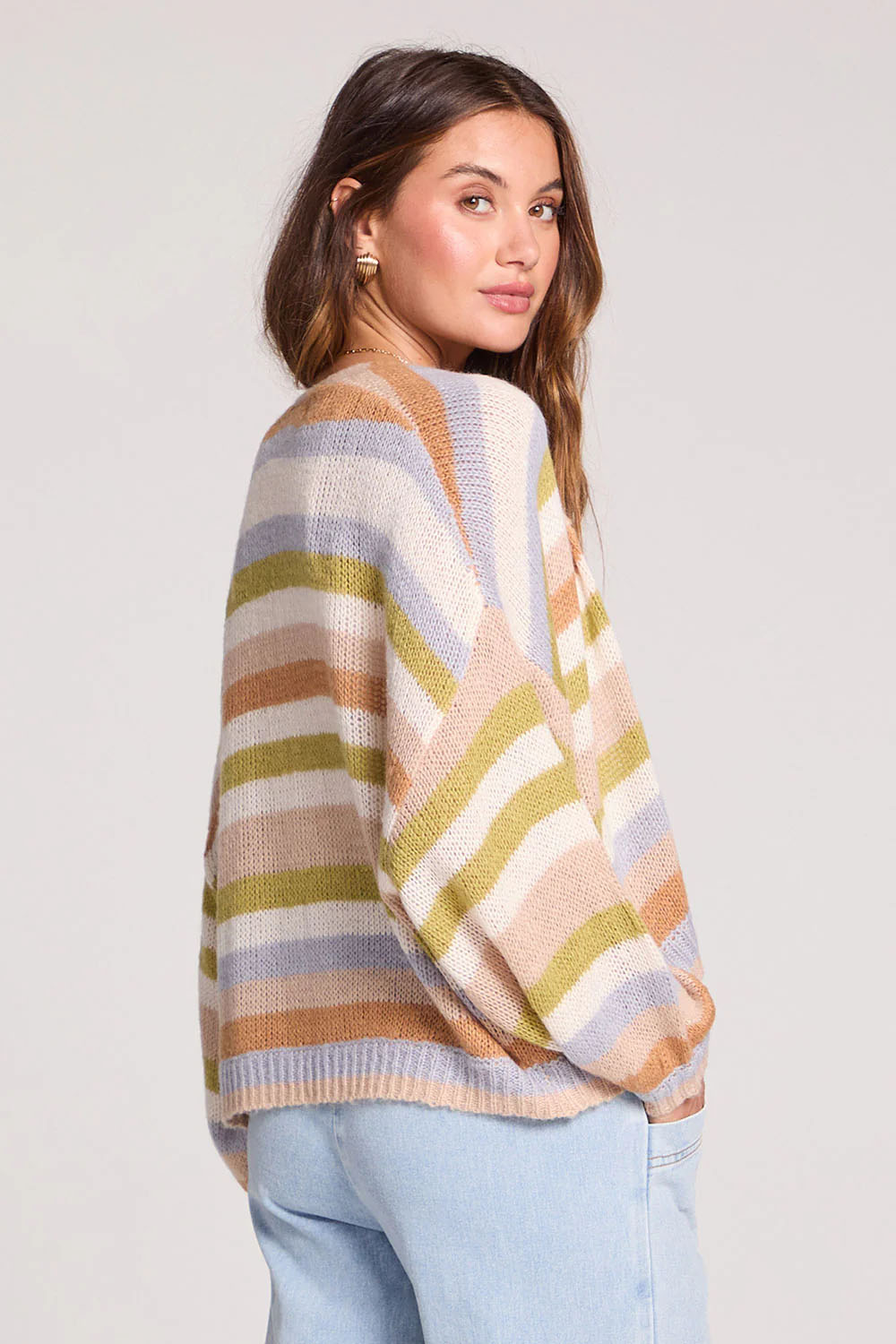 saltwater luxe aden sweater multi back