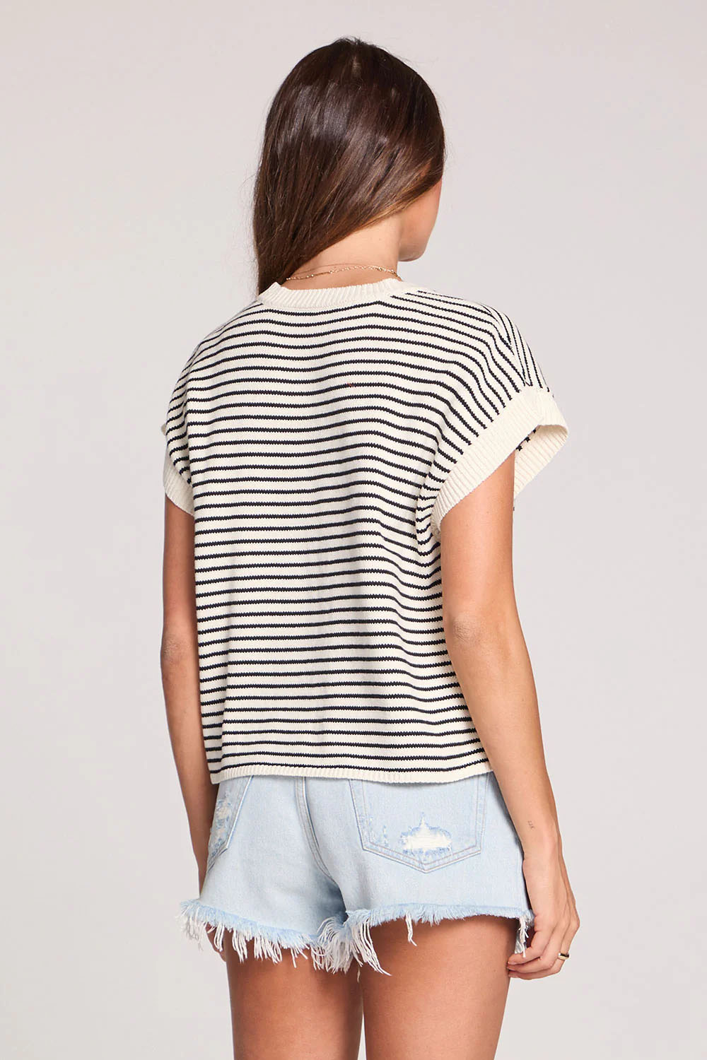 saltwater luxe betsey sweater salt back