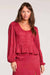 Saltwater Luxe - Clarence Top - Scarlet - Front