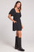 saltwater luxe elio mini dress black side