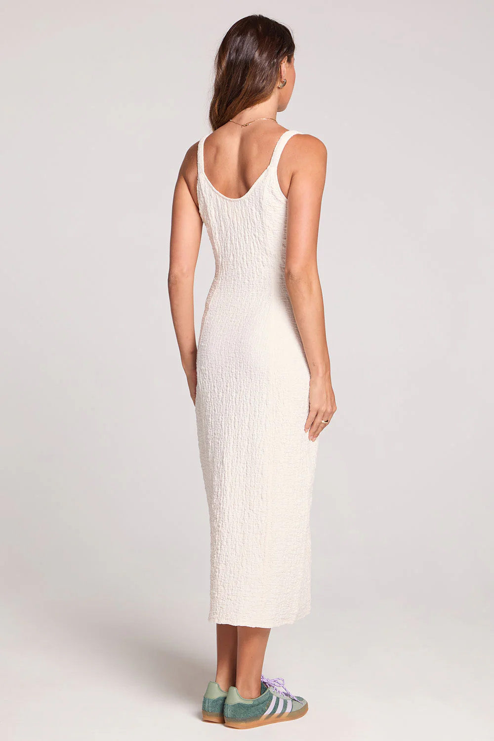 saltwater luxe elowena midi dress salt back