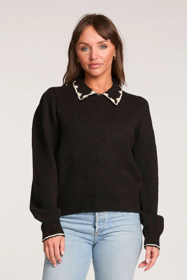 Saltwater Luxe - Finnian Sweater - Black - Front