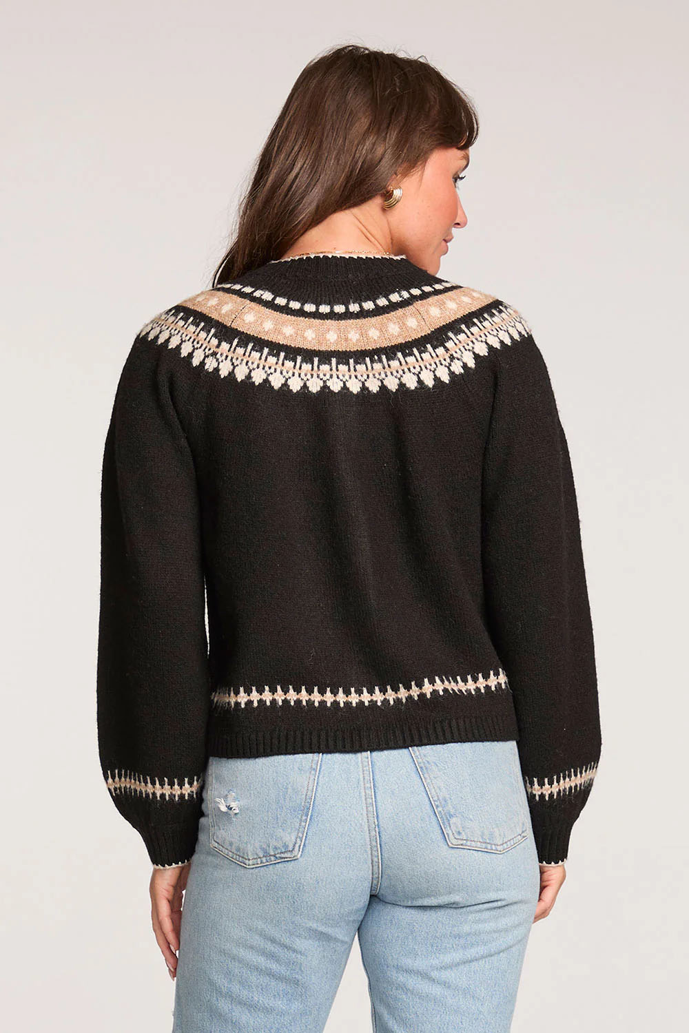 Saltwater Luxe - Joss Sweater - Black - Back