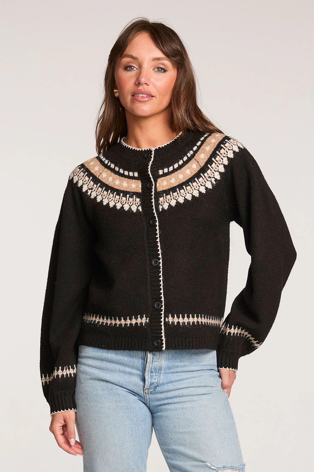 Saltwater Luxe - Joss Sweater - Black - Front