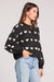 saltwater luxe jossie sweater black side