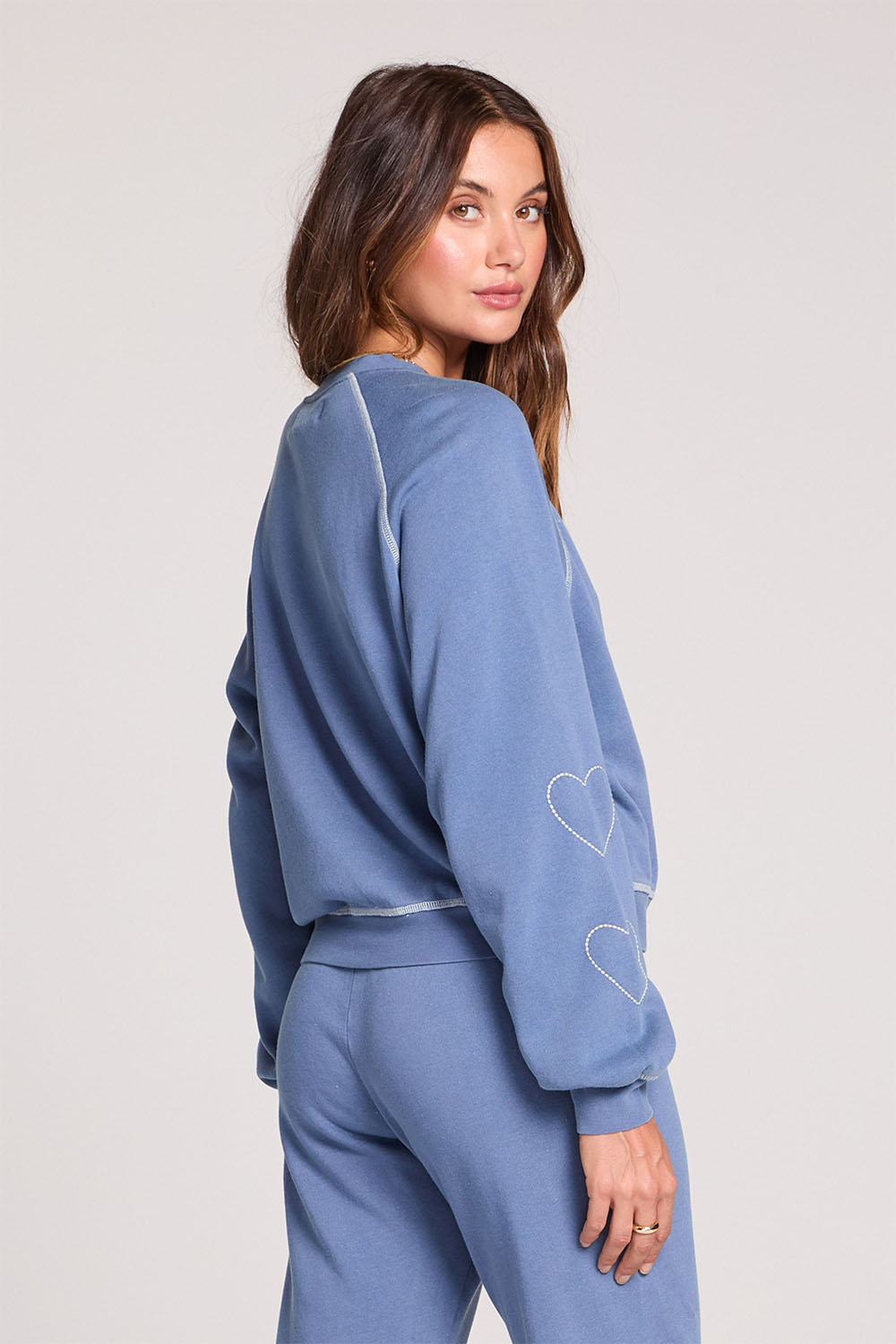 saltwater luxe kevvy pullover cloud blue back