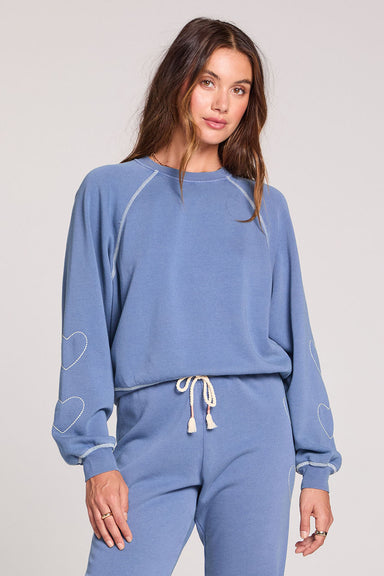 saltwater luxe kevvy pullover cloud blue front