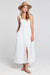 saltwater luxe kymber midi dress capri blue front