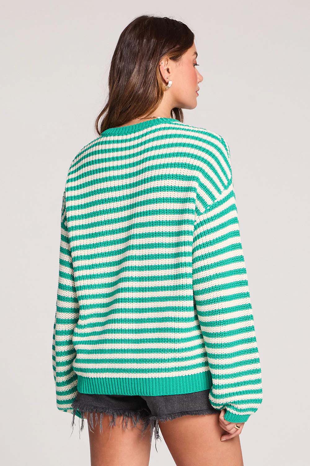 saltwater luxe leilani sweater clover back