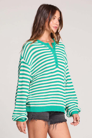 saltwater luxe leilani sweater clover side