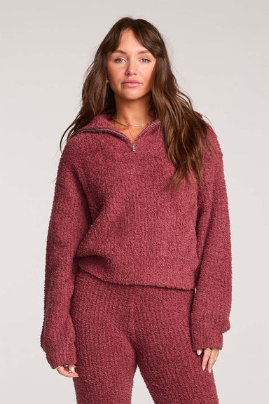 saltwater luxe mandie sweater rosewood front