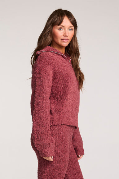 saltwater luxe mandie sweater rosewood side