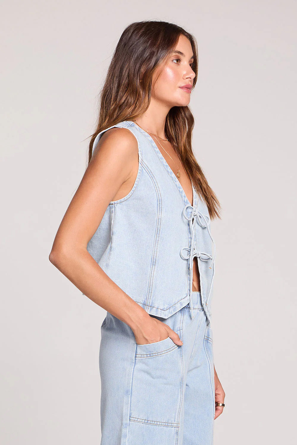 saltwater luxe margo vest skyline side