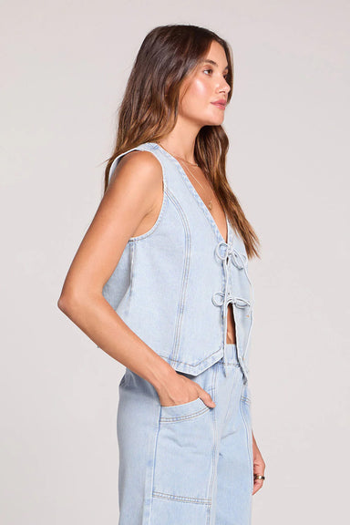 saltwater luxe margo vest skyline side