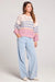saltwater luxe mimi sweater blush