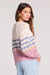 saltwater luxe mimi sweater blush back