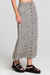 saltwater luxe nolla midi skirt black side