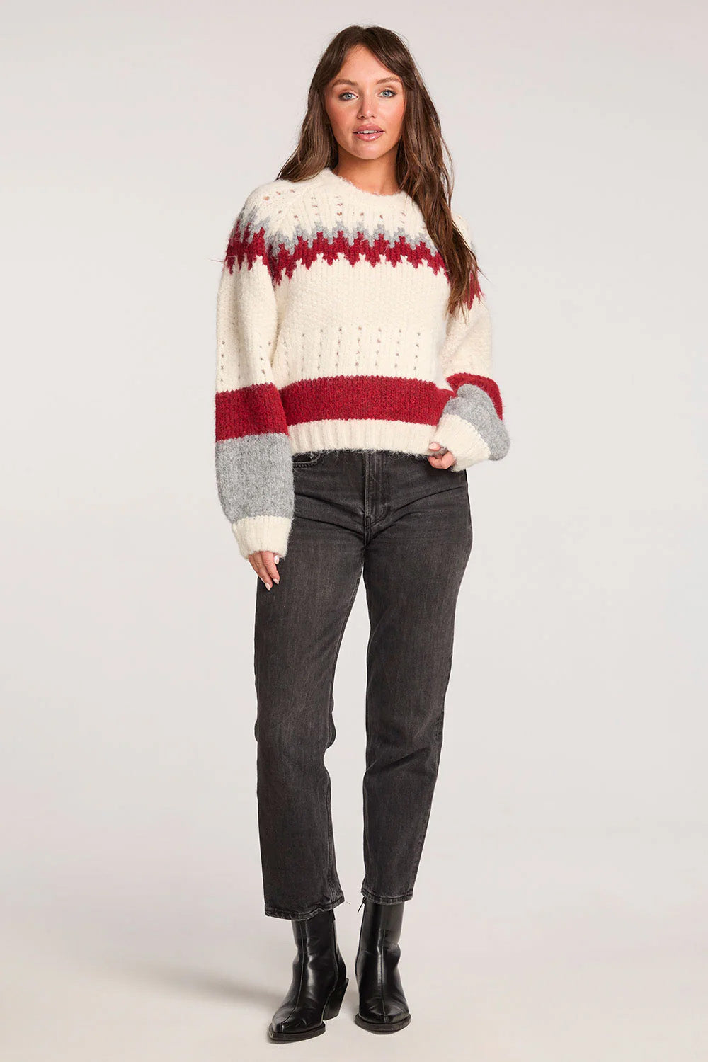 Saltwater Luxe - Revel Sweater - Scarlet