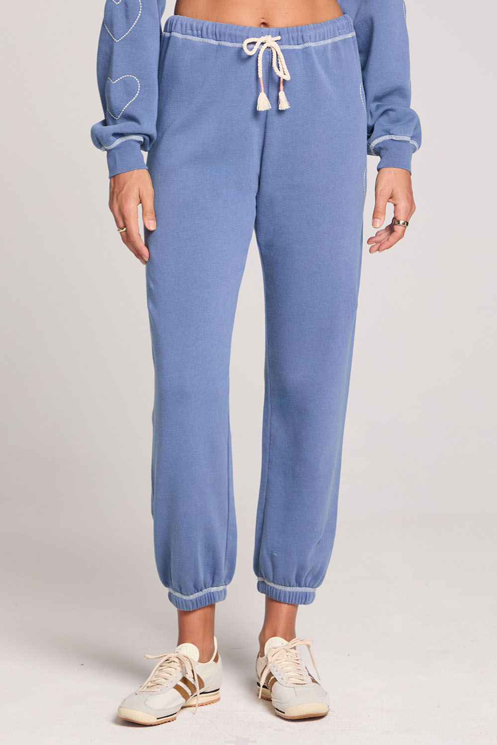 saltwater luxe stanley pant cloud blue front