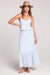 saltwater luxe tatumn maxi skirt sky blue 
