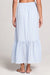 saltwater luxe tatumn maxi skirt sky blue back