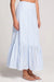 saltwater luxe tatumn maxi skirt sky blue side