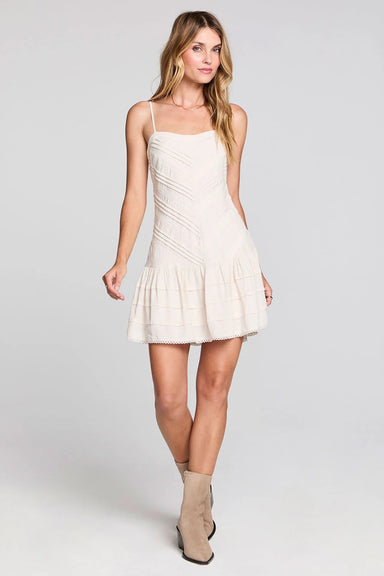 saltwater luxe zevya mini dress salt front