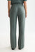 Scotch & Soda Edie High Rise Wide Leg in Balsam Green — Back view