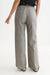 Scotch & Soda Edie High Rise Wide Leg in Meteorite Check — Back view