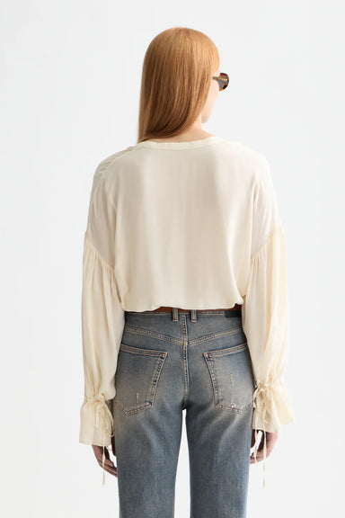Scotch & Soda - Easy Drawstring Top - Eggnog - Back