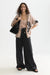 scotch and soda intarsia oversized cardigan rose dust melange