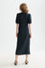 scotch and soda jersey midi dress carbon back