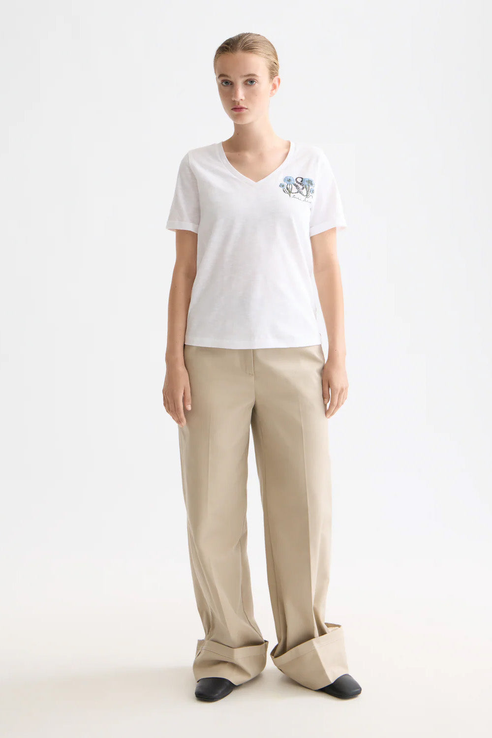 scotch and soda luca high rise chino plaza taupe