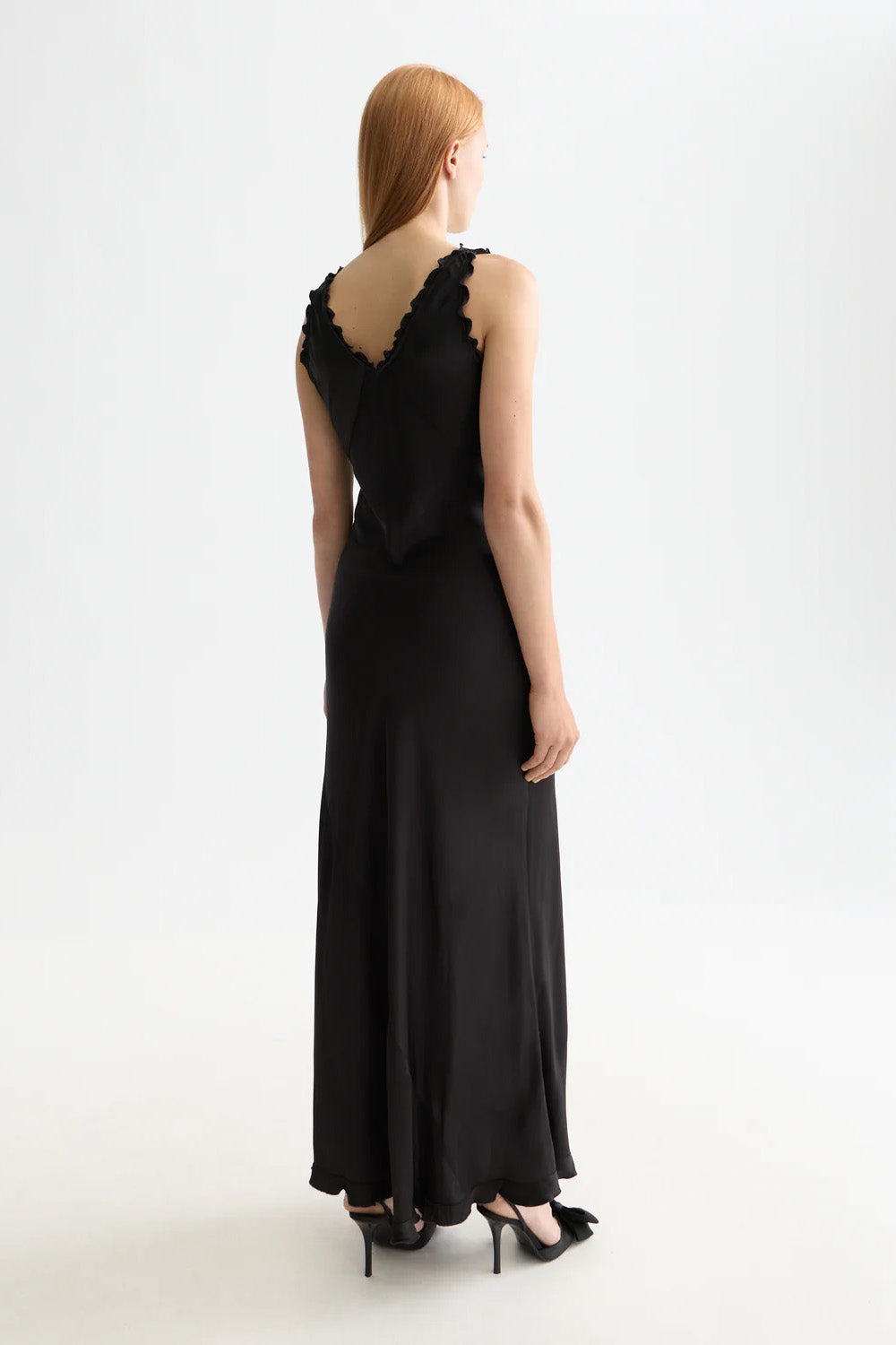 Scotch & Soda - Maxi Slip Dress - Meteorite - Back