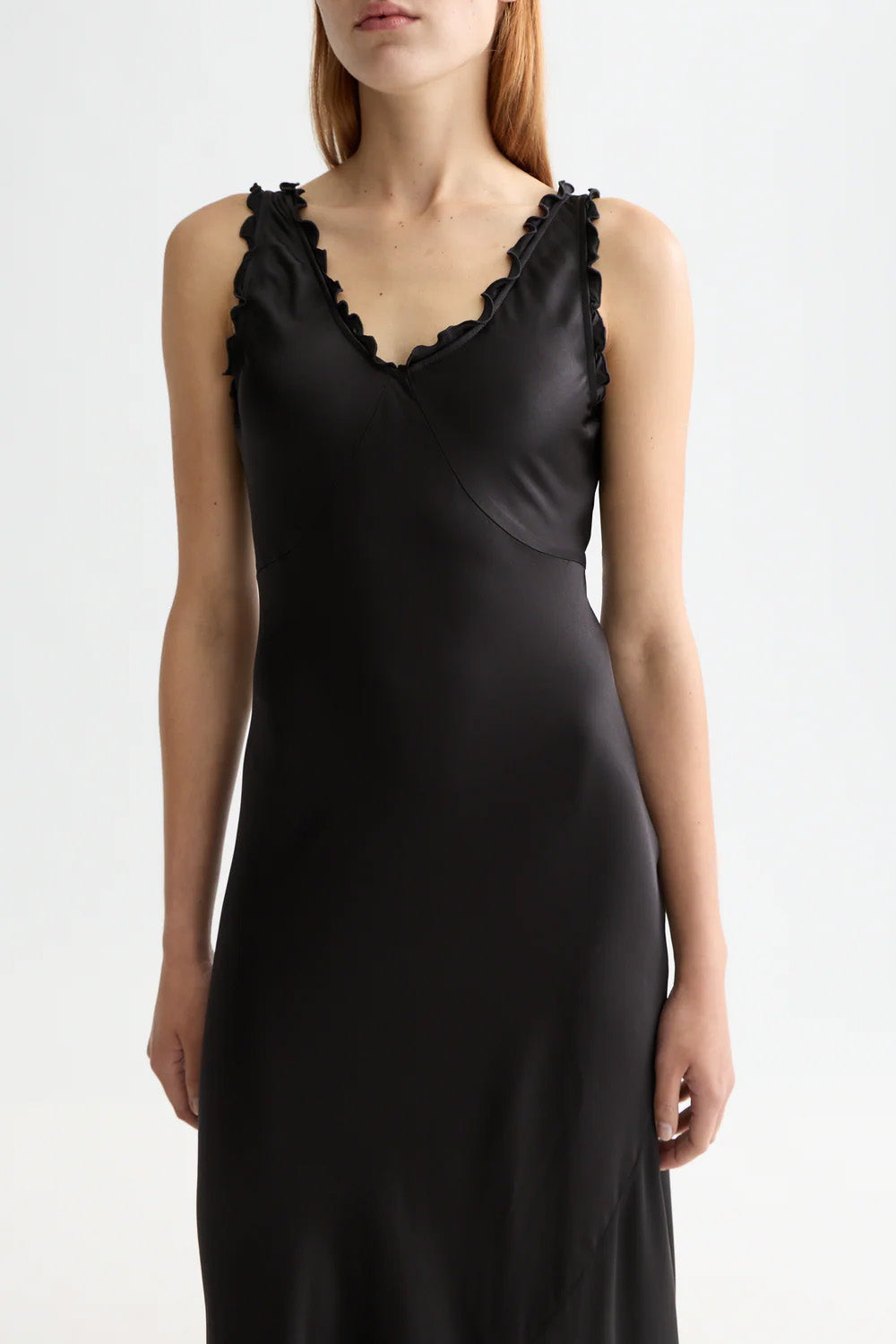 Scotch & Soda - Maxi Slip Dress - Meteorite - Detail