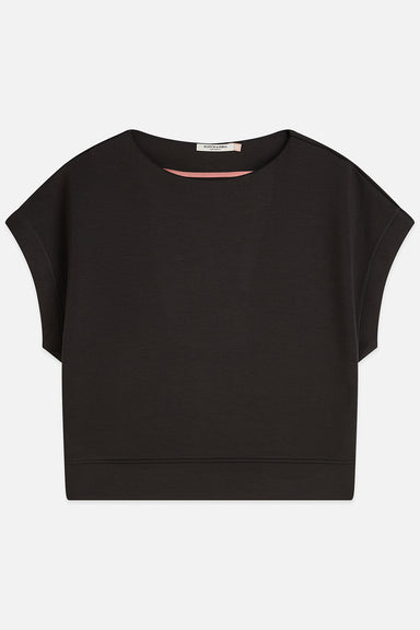 scotch and soda modal slash neck sweatshirt meteorite front