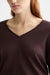 Scotch & Soda - Modal Sweater - Chocolate Plum - Detail