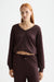 Scotch & Soda - Modal Sweater - Chocolate Plum - Front