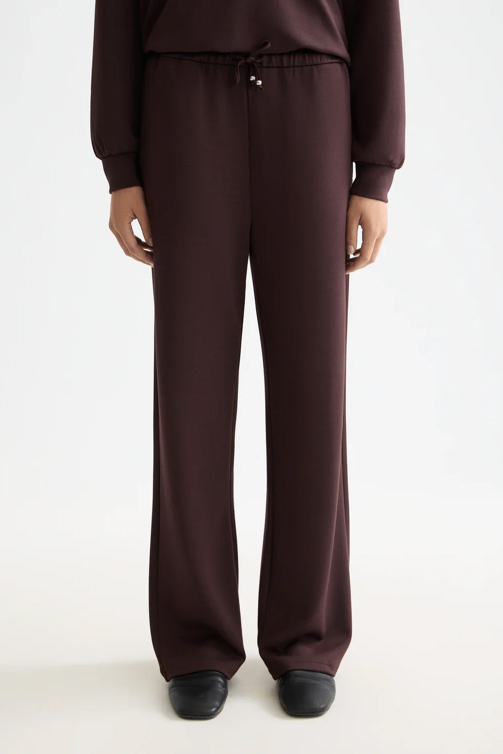 Scotch & Soda - Modal Sweatpant - Chocolate Plum - Front